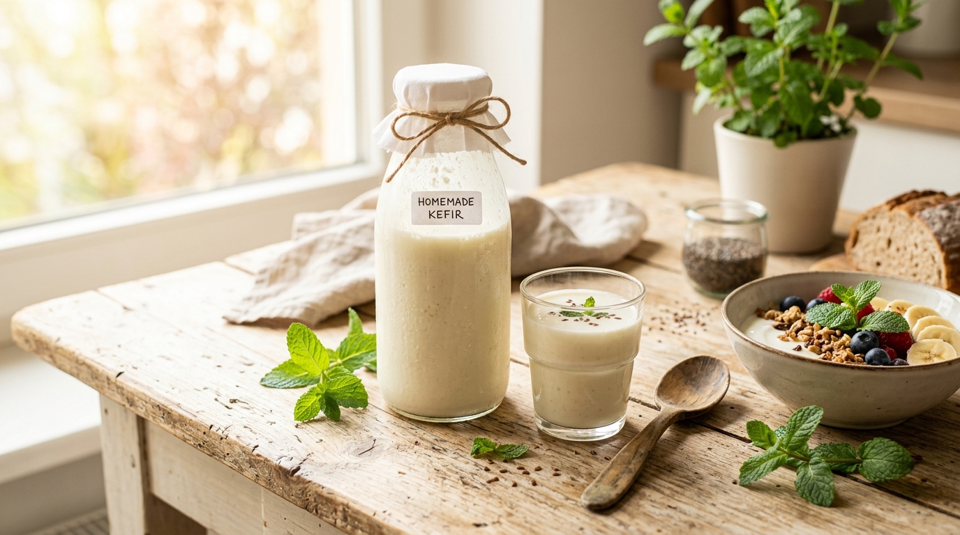 Kefir vs industrijski jogurt: Razlike u mikrobiološkom sastavu